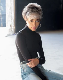 Zoe Wig By Rene Of Paris -Wig Specialty Shop 2349 Zoey Midnite Pearl