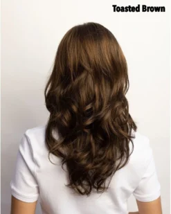 Brittany Wig By Amore | Double Mono Top -Wig Specialty Shop 2538 Brittany Toasted Brown bk