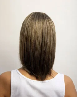 Tatum Wig By Amore | Double Mono Top -Wig Specialty Shop 2548 Tatum Chocolate Frost bk