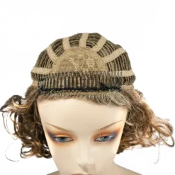 Poppy Wig By WigPro | Synthetic Wig -Wig Specialty Shop 524 POPPY 3 4cap jawcombtop bottom machinetied FRONT