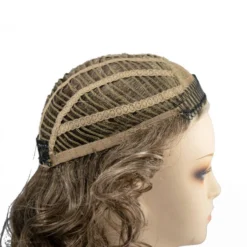 Poppy Wig By WigPro | Synthetic Wig -Wig Specialty Shop 524 POPPY 3 4cap jawcombtop bottom machinetied SIDE