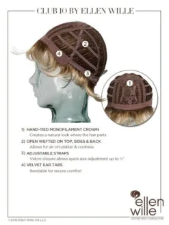 Club 10 Wig By Ellen Wille | Mono Crown -Wig Specialty Shop Club10 2