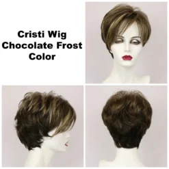 Cristi Wig By Godiva's Secret Wigs -Wig Specialty Shop Cristi Choc Frost 360 36396.1443043694.1280.1280