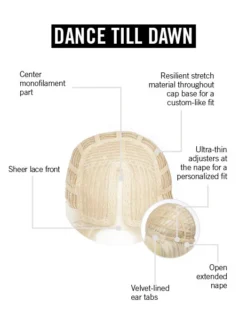 Dance Till Dawn Wig By Hairdo | Center Mono Part -Wig Specialty Shop DanceTillDawnCapConstruction