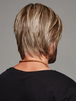 Daring Men's Wig By HIM | Mono Part -Wig Specialty Shop Daring Back