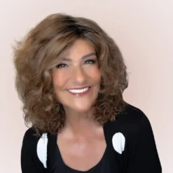 Storyville Wig By Ellen Wille -Wig Specialty Shop EWSTORYVILLEHotMoccaRootedFRONT