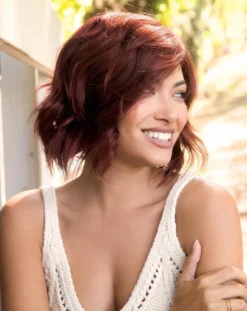 Ella Wig By Rene Of Paris | Mono Part -Wig Specialty Shop Ella Cherry Merlot 19281