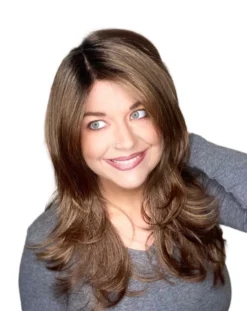 Brooke Wig By Envy | Mono Top | Large Cap -Wig Specialty Shop EnvyBrookeCinnamonToffee1