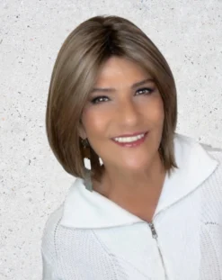 Kimberly Wig By Envy | Mono Top -Wig Specialty Shop EnvyKimberlyToastedSesameFRONT