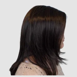 Belinda Wig By Envy | Mono Part -Wig Specialty Shop Envy Belinda DarkBrown Side