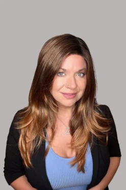 Locklan Wig By Estetica | Mono Top -Wig Specialty Shop EsteticaLocklanCopperSunsetFront