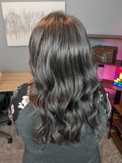 Reeves Wig By Estetica -Wig Specialty Shop EsteticaReevesinChocolateSmokeBack scaled