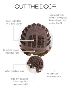 Out The Door Wig By Gabor -Wig Specialty Shop GB OuttheDoor CapConstruction scaled