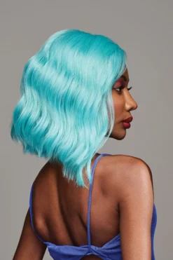 Blue Babe Wig By Hairdo | Heat-Friendly Synthetic -Wig Specialty Shop HD BlueBabe Model2 Side1