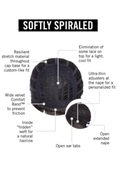 Softly Spiraled Wig By Hairdo -Wig Specialty Shop HD SoftlySpiraled CapConstruction