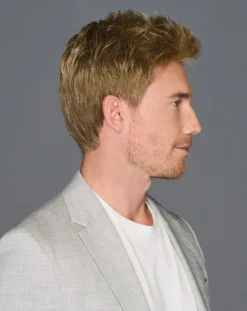 Dapper Men's Wig By HIM | Mono Crown -Wig Specialty Shop HIM Dapper Model Side2