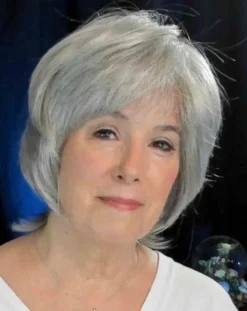 Jane Wig By Envy | Mono Top -Wig Specialty Shop JaneEnvyMediumGreyfront