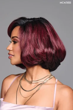 Kiara Wig By Kim Kimble | Heat-Friendly Synthetic -Wig Specialty Shop KK Kiara Model Side1