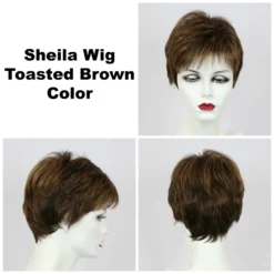 Sheila Petite Wig By Godiva's Secret Wigs -Wig Specialty Shop Sheila Toasted Brown 54797.1458852682.1280.1280