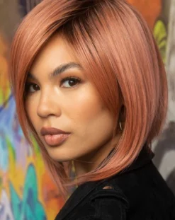 Silky Sleek By Rene Of Paris | Muse Series -Wig Specialty Shop Silky Sleek Dusty Rose 94505 1