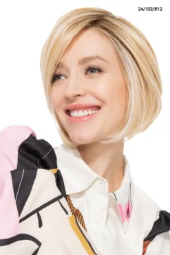 Smooth Cut Bob Wig By TressAllure | Mono Top | Heat-Friendly Synthetic -Wig Specialty Shop Smooth Cut 24102R12 0497 Edit cropped