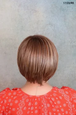 Smooth Cut Bob Wig By TressAllure | Mono Top | Heat-Friendly Synthetic -Wig Specialty Shop SmoothCutBob1723R8TAbackc
