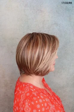 Smooth Cut Bob Wig By TressAllure | Mono Top | Heat-Friendly Synthetic -Wig Specialty Shop SmoothCutbob1723R8TAsidec