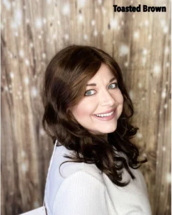 Brittany Wig By Amore | Double Mono Top -Wig Specialty Shop amorebrittanytoastedbrown1