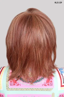 Black Tie Chic Wig By Raquel Welch | Heat-Friendly Synthetic -Wig Specialty Shop cBlackTieChicRWFieryCopperBack