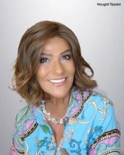 Delight Wig By Ellen Wille | Mono Part 21 Delight Wig By Ellen Wille | Mono Part -Wig Specialty Shop cEWDelightNougatTippedFRONT