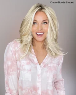 Noblesse Wig By Ellen Wille | Mono Top | Synthetic -Wig Specialty Shop cEllenWilleNoblesseCreamBlondeShaded 3