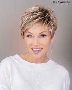 Yoko Wig By Ellen Wille | Heat-Friendly Synthetic -Wig Specialty Shop cEllenWilleYokoDarkSandRooted