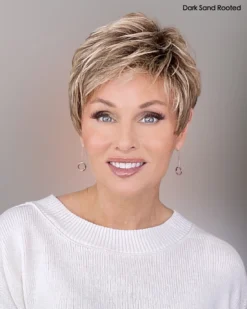 Yoko Wig By Ellen Wille | Heat-Friendly Synthetic -Wig Specialty Shop cEllenWilleYokoinDarkSandRooted1