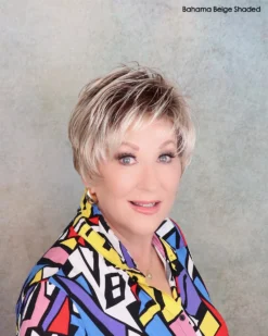 Napoli Wig By Ellen Wille | Double Mono Top | Synthetic -Wig Specialty Shop cNapoliEWBahamabeigeshadedfront