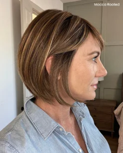 Sing Wig By Ellen Wille | Heat-Friendly Synthetic -Wig Specialty Shop cSingEWMoccarootedside