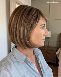 Sing Wig By Ellen Wille | Heat-Friendly Synthetic -Wig Specialty Shop cSingEWMoccarootedside2