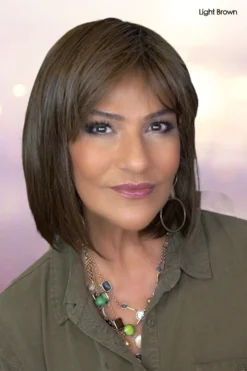 Whisper Wig By Toni Brattin | Heat-Friendly Synthetic 23 Whisper Wig By Toni Brattin | Heat-Friendly Synthetic -Wig Specialty Shop cTBWHISPERLightBrownFront2