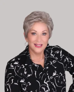 Time Comfort Wig By Ellen Wille | Heat-Friendly Synthetic -Wig Specialty Shop cTimecomfortEWStonegreymixfront