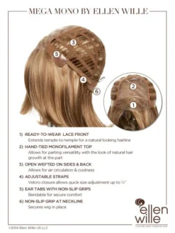 Mega Wig By Ellen Wille | Mono Top 28 Mega Wig By Ellen Wille | Mono Top -Wig Specialty Shop ewmegamono cap