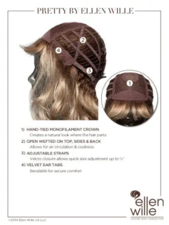 Pretty Wig By Ellen Wille | Mono Crown -Wig Specialty Shop ewpretty cap