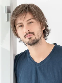 Johnny Men's Wig By Ellen Wille | HAIRforMANce | Mono Part -Wig Specialty Shop resized 0003s 0003 ew HAIRforMANce Johnny 4