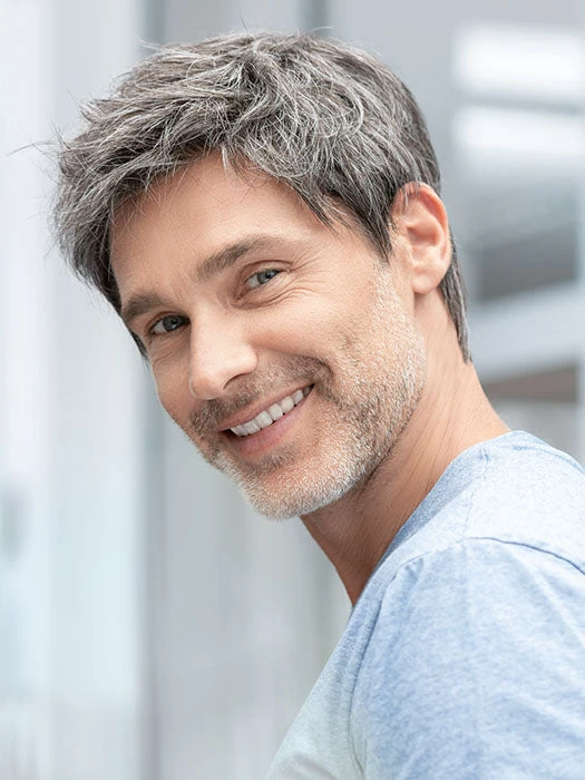 Bradford Men Wig By Ellen Wille | HAIRforMANce | Double Mono Top