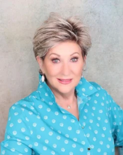 Rica Wig By Ellen Wille | Mono Crown -Wig Specialty Shop ricaivoryblondeshadedfront