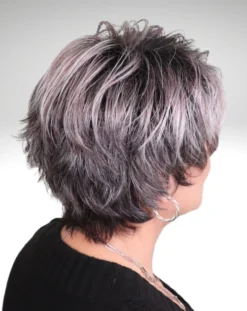 Sky Wig By Ellen Wille | Mono Crown -Wig Specialty Shop skymetallicpurplerootedside